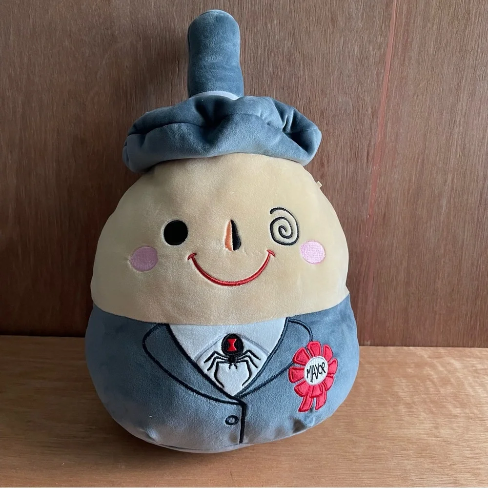 Squishmallows Disney nightmare before Christmas‎ mayor plush two-faced holiday